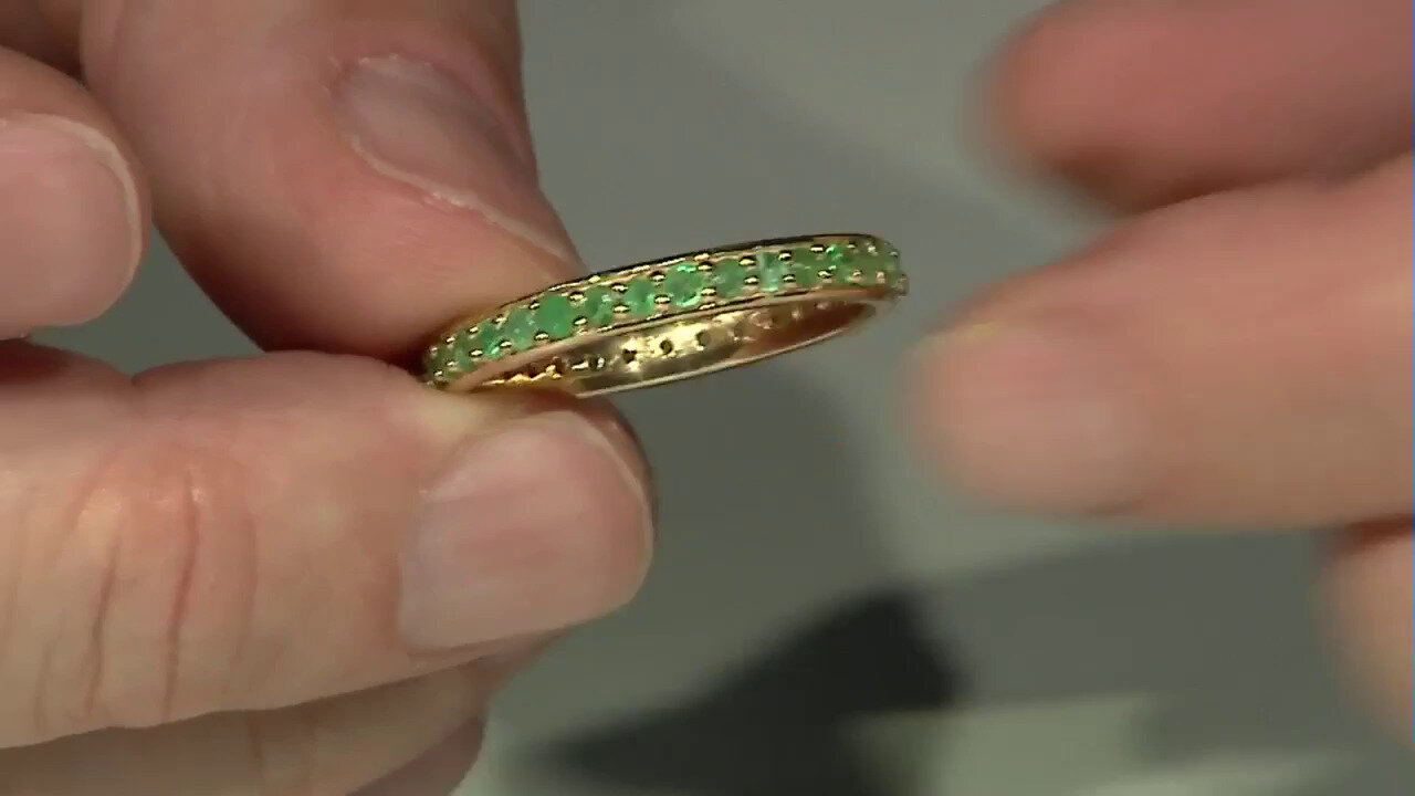 Video Bague en argent et Emeraude de Socoto