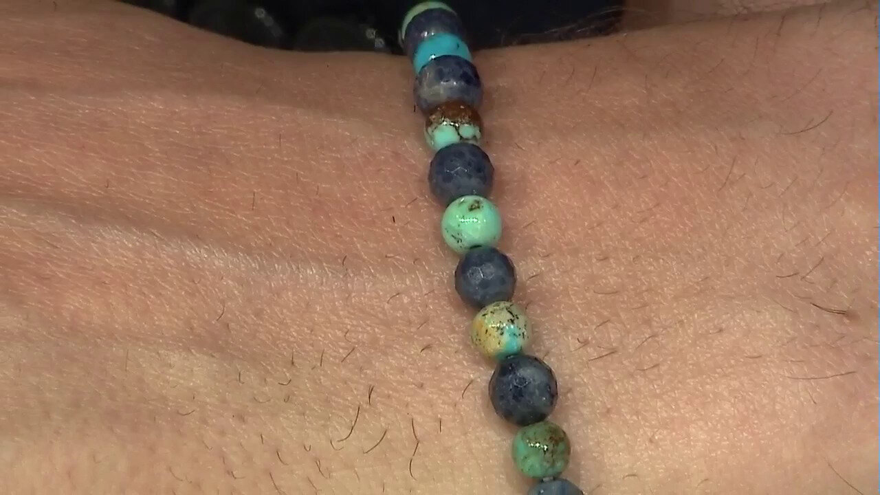 Video Bracelet en argent et Turquoise arizona