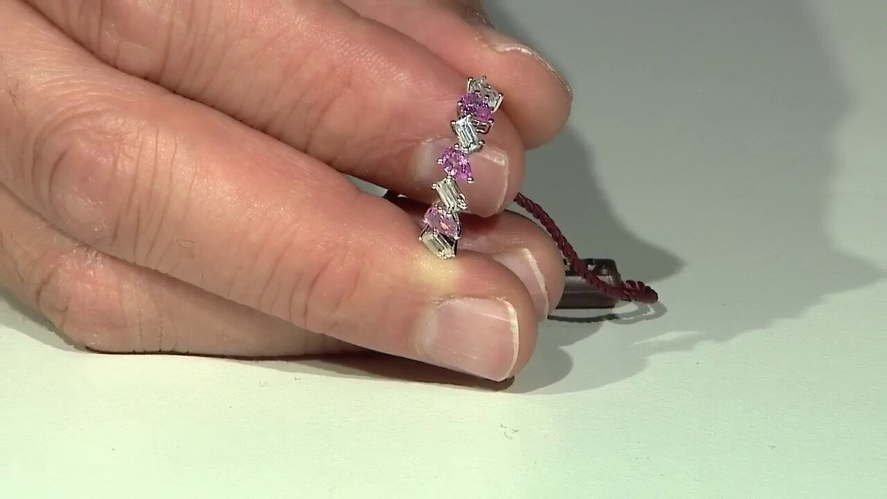 Video 18K Pink Sapphire Gold Ring (CIRARI)