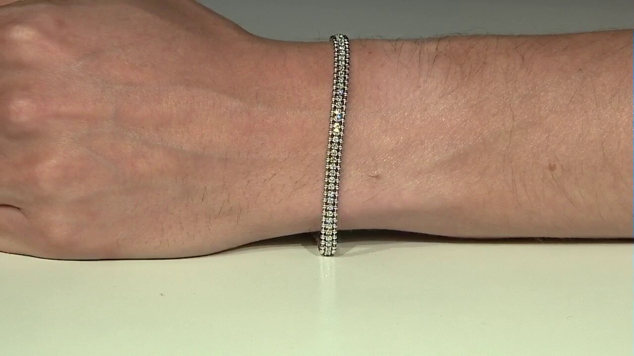 Video Gouden armband met SI2 (H) Diamanten (CIRARI)