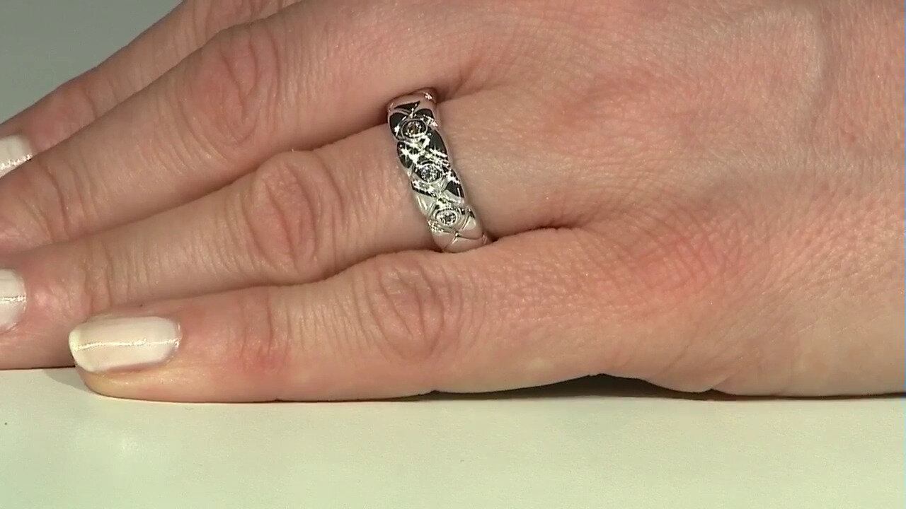 Video Bague en argent et Topaze blanche