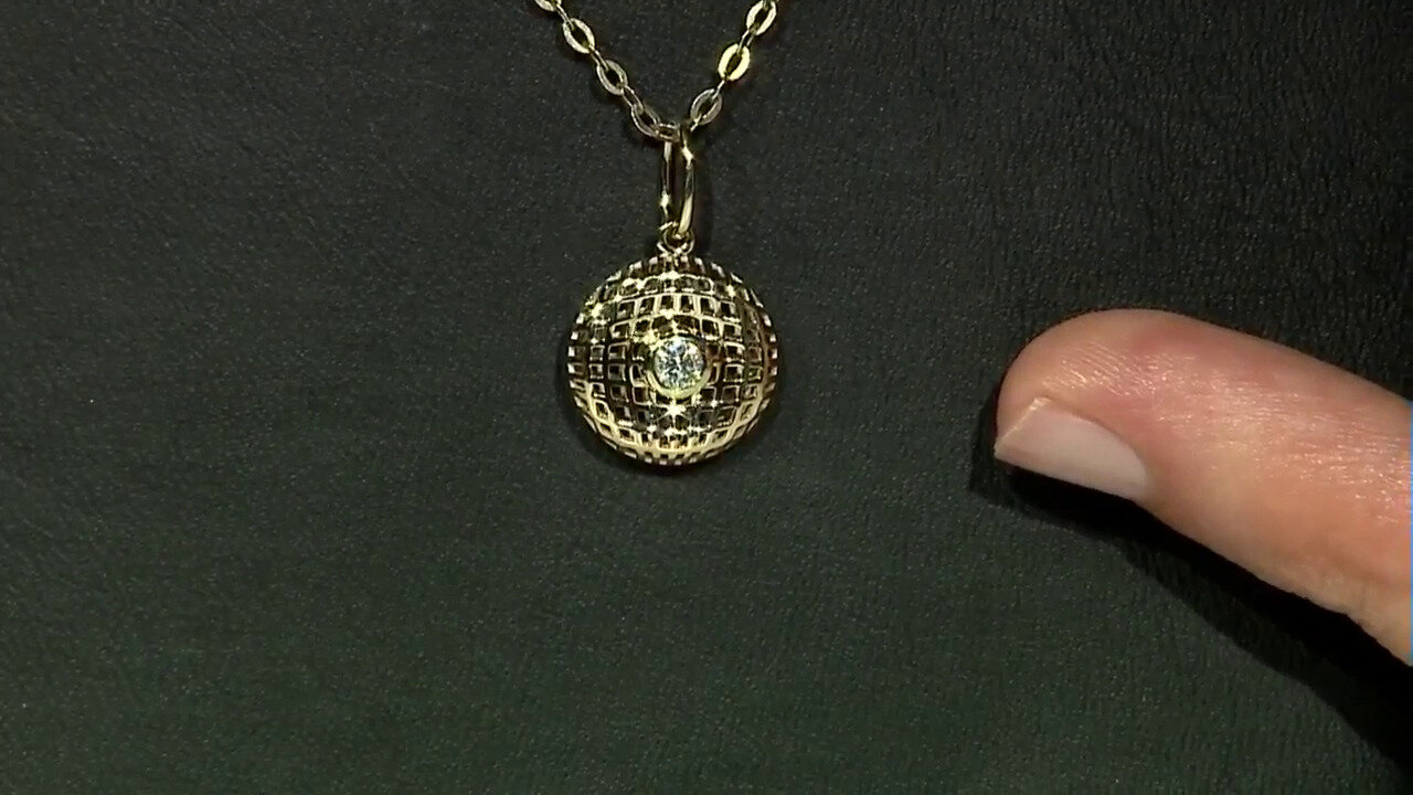 Video Gouden ring met een Loepzuivere (E) Diamant (de Melo)