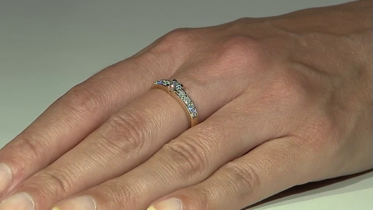 Video Bague en or et Diamant SI1 (G) (Annette)
