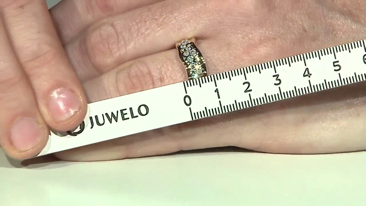 Video Gouden ring met een Diamant SI1 (G) (Annette)