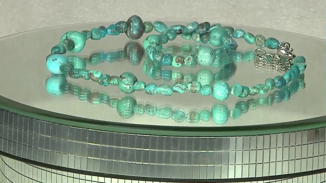 Video Arizona Turquoise Silver Necklace