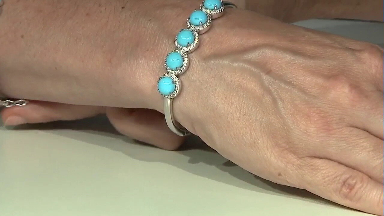 Video Bracelet en argent et Turquoise Sleeping Beauty