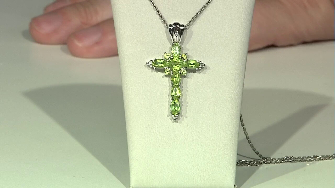 Video Pendentif en argent et Péridot