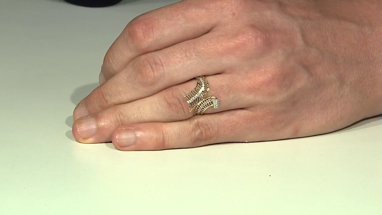 Video Anillo en oro con Zircón (Ornaments by de Melo)