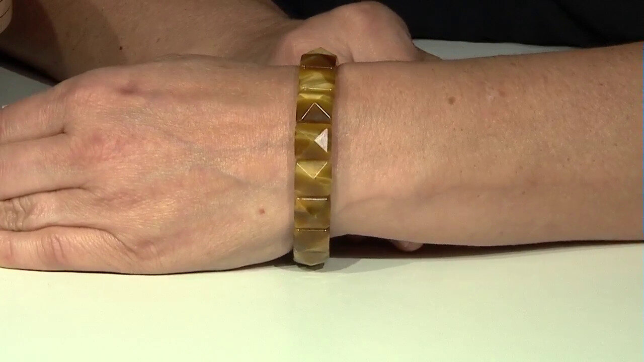 Video Armband met Gouden TIjgerogen