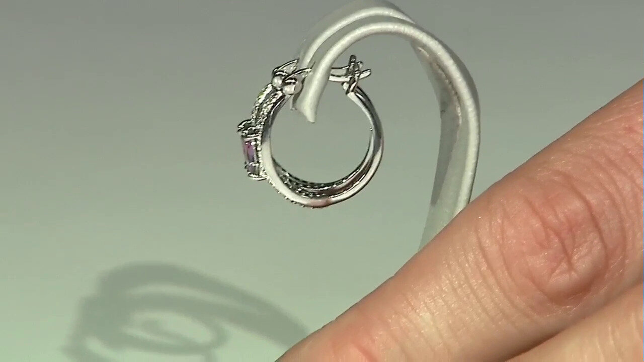 Video Zilveren oorbellen met mystieke kwartskristallen