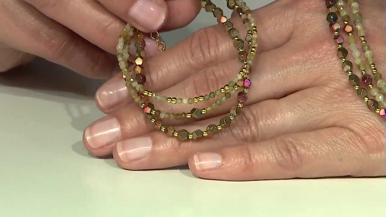 Video Zilveren armband met Mystieke Hematieten (Riya)
