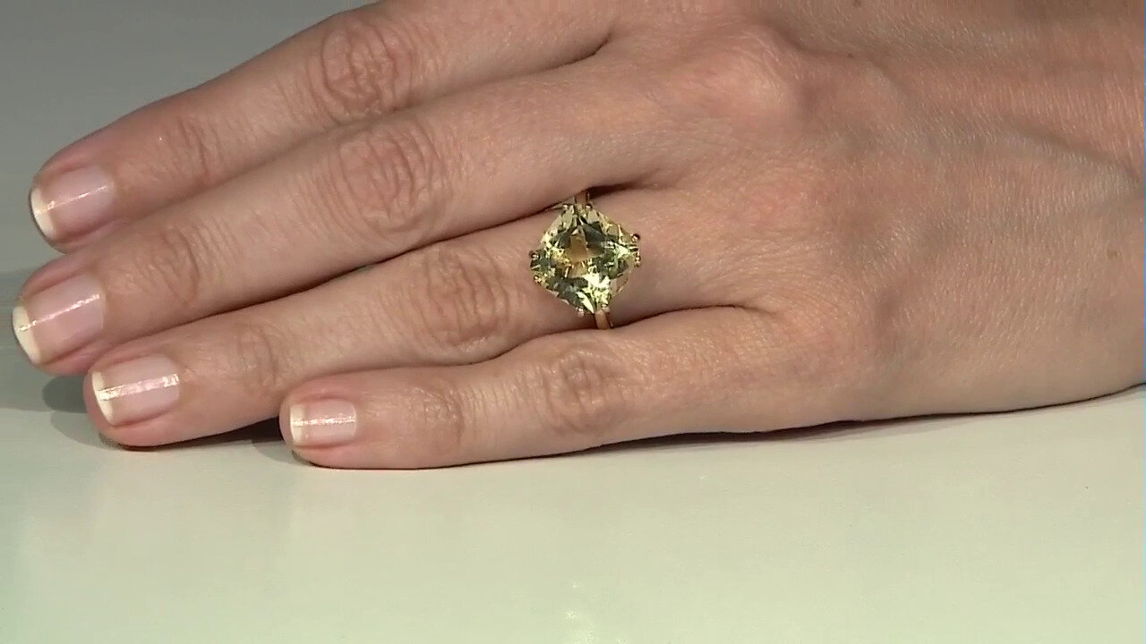 Video Lemon Citrine Silver Ring