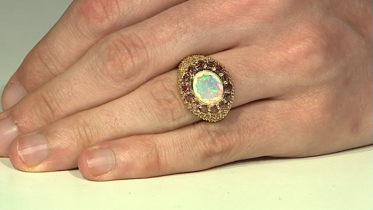 Video Welo Opal Silver Ring