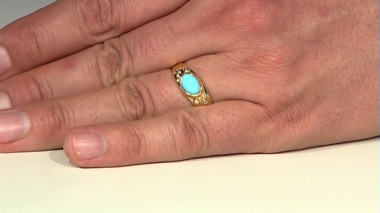 Video Bague en argent et Turquoise Sleeping Beauty