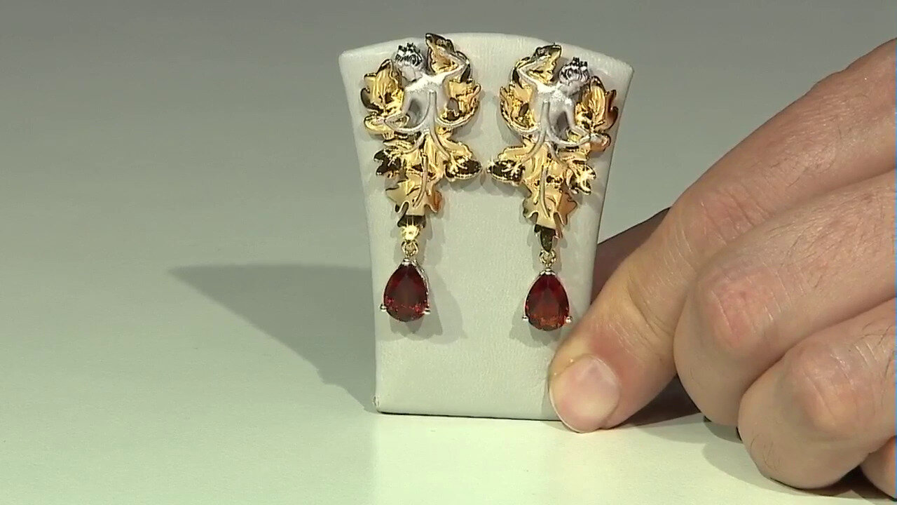Video Madeira Citrine Silver Earrings (Gems en Vogue)