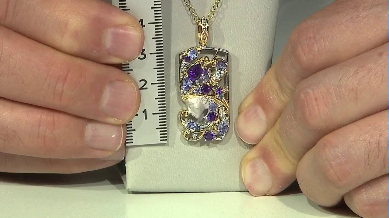 Video Edelstein-Silberhalskette (Gems en Vogue)