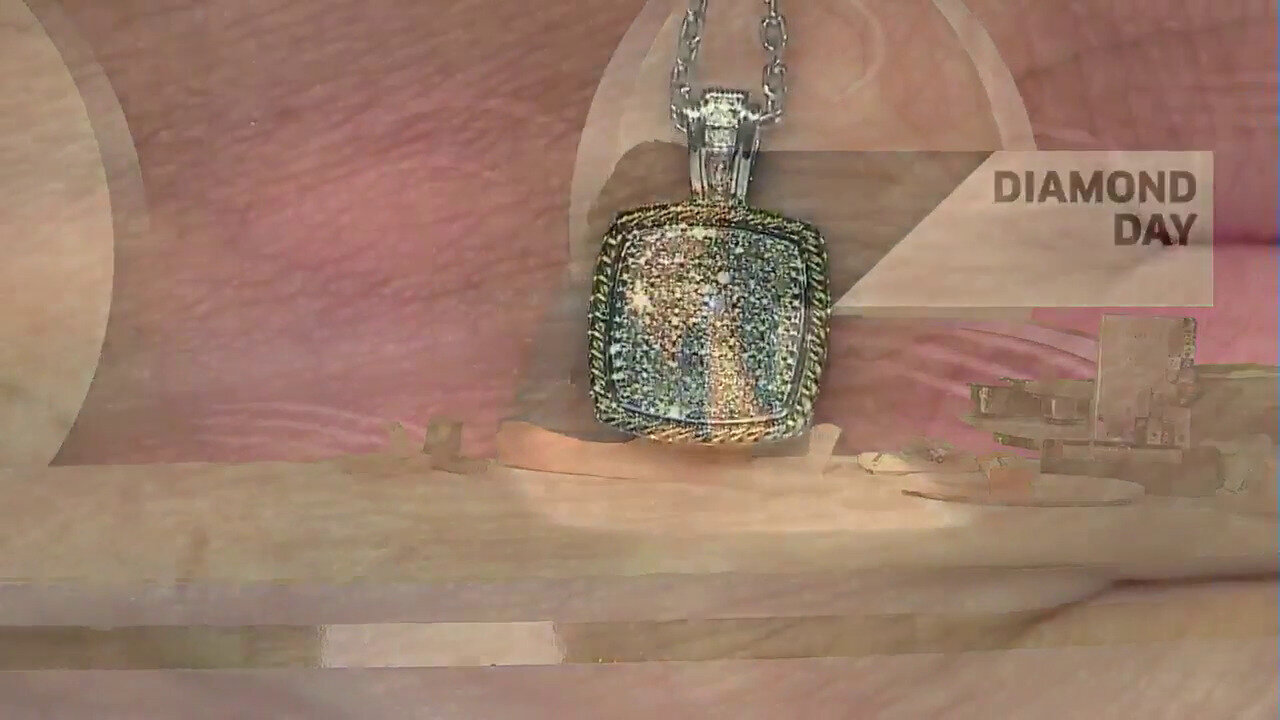Video Colgante en oro con Diamante I1 (H)