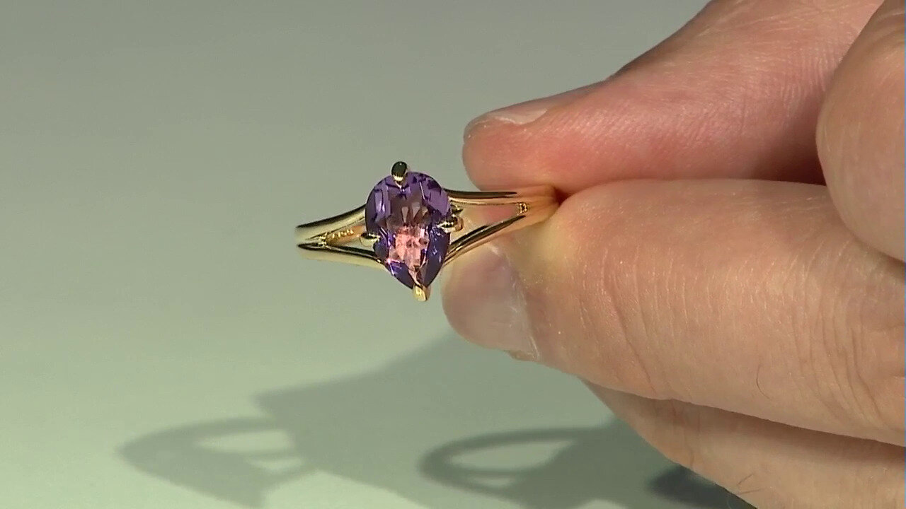 Video Zilveren ring met een amethist (Remy Rotenier)