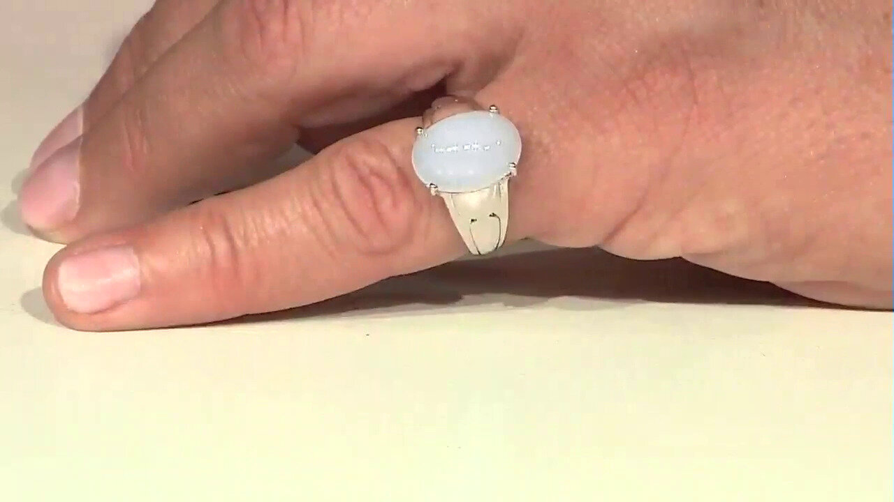 Video Turkish Chalcedony Silver Ring