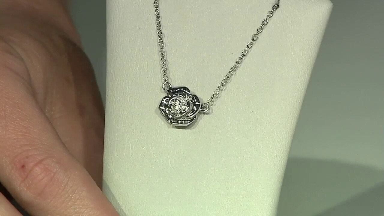 Video White Topaz Silver Necklace