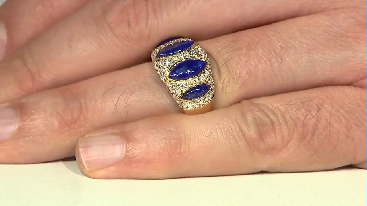 Video Bague en or et Lapis-Lazuli (CIRARI)