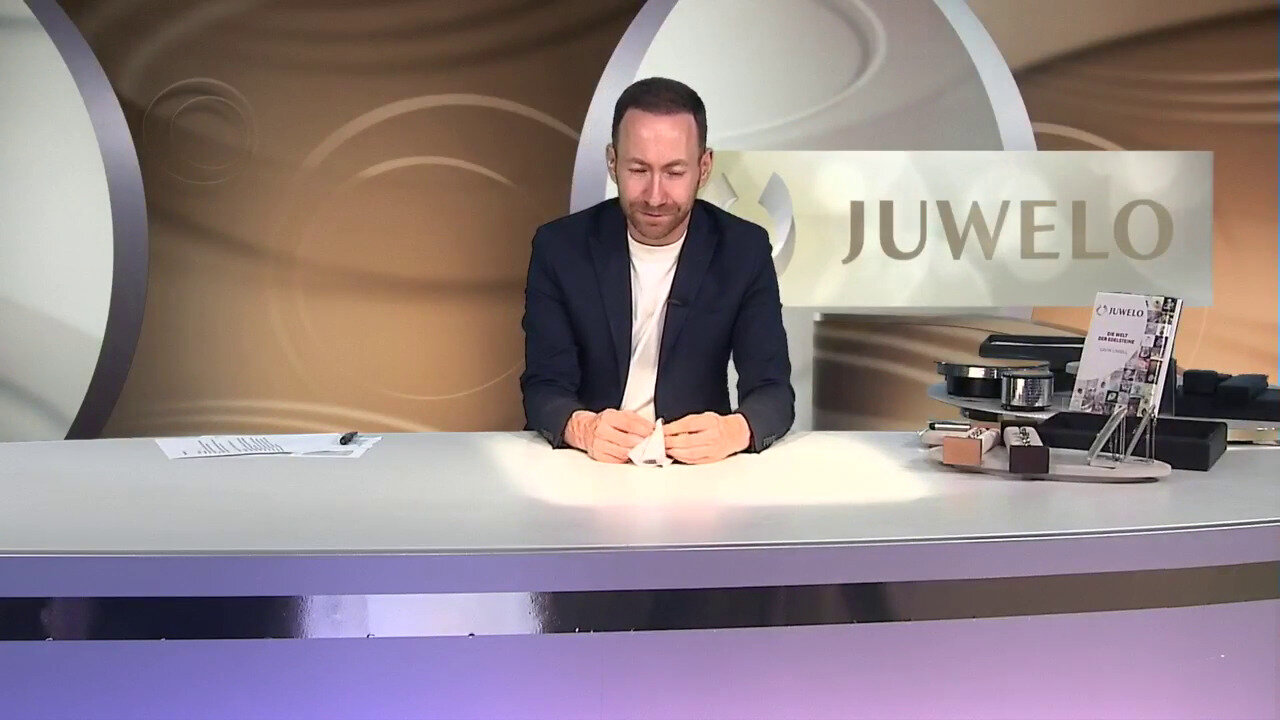 Video Mosambik-Granat-Herren-Silberring