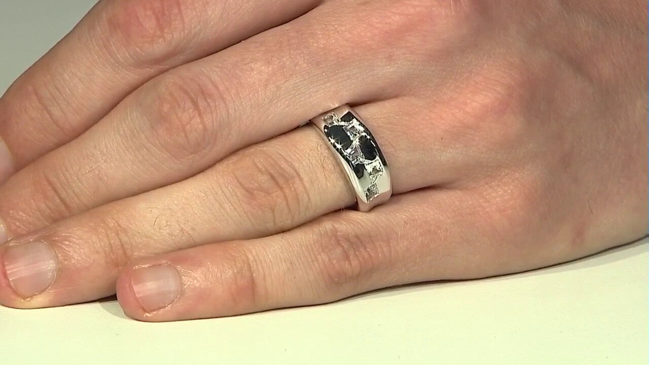 Video Anillo en plata con Topacio blanco