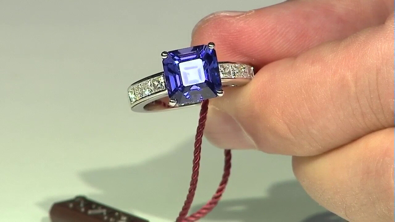 Video Bague en or et Tanzanite AAA (CIRARI)