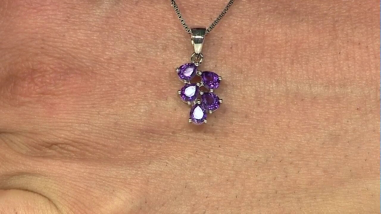 Video Siberian Amethyst Silver Pendant