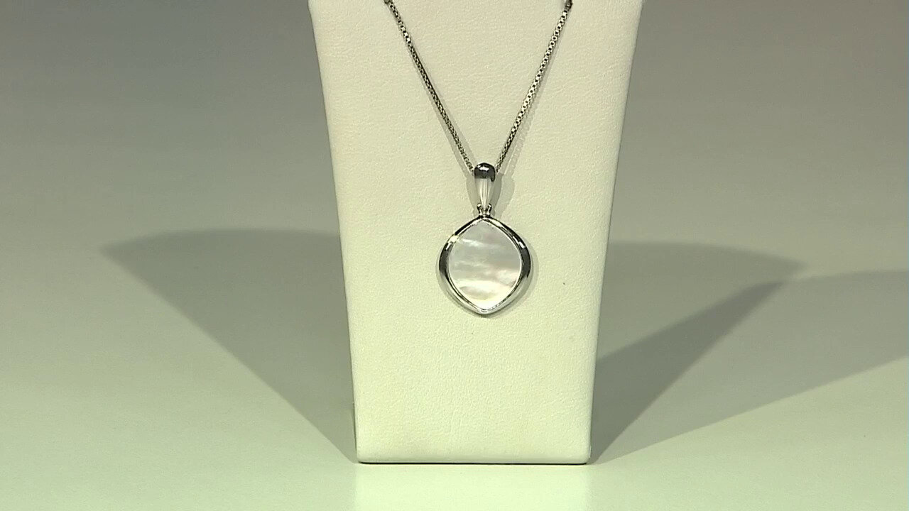 Video Mother of Pearl Silver Pendant (dagen)