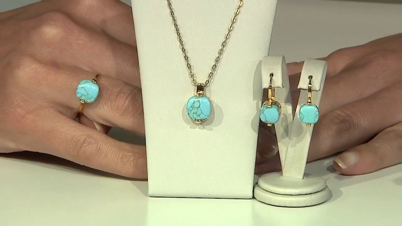 Video Turquoise Silver Earrings (dagen)