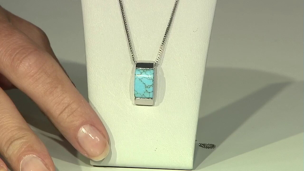 Video Pendentif en argent et Turquoise (dagen)