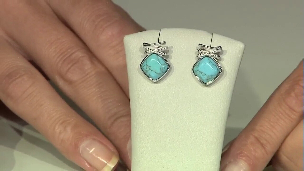 Video Turquoise Silver Earrings (dagen)