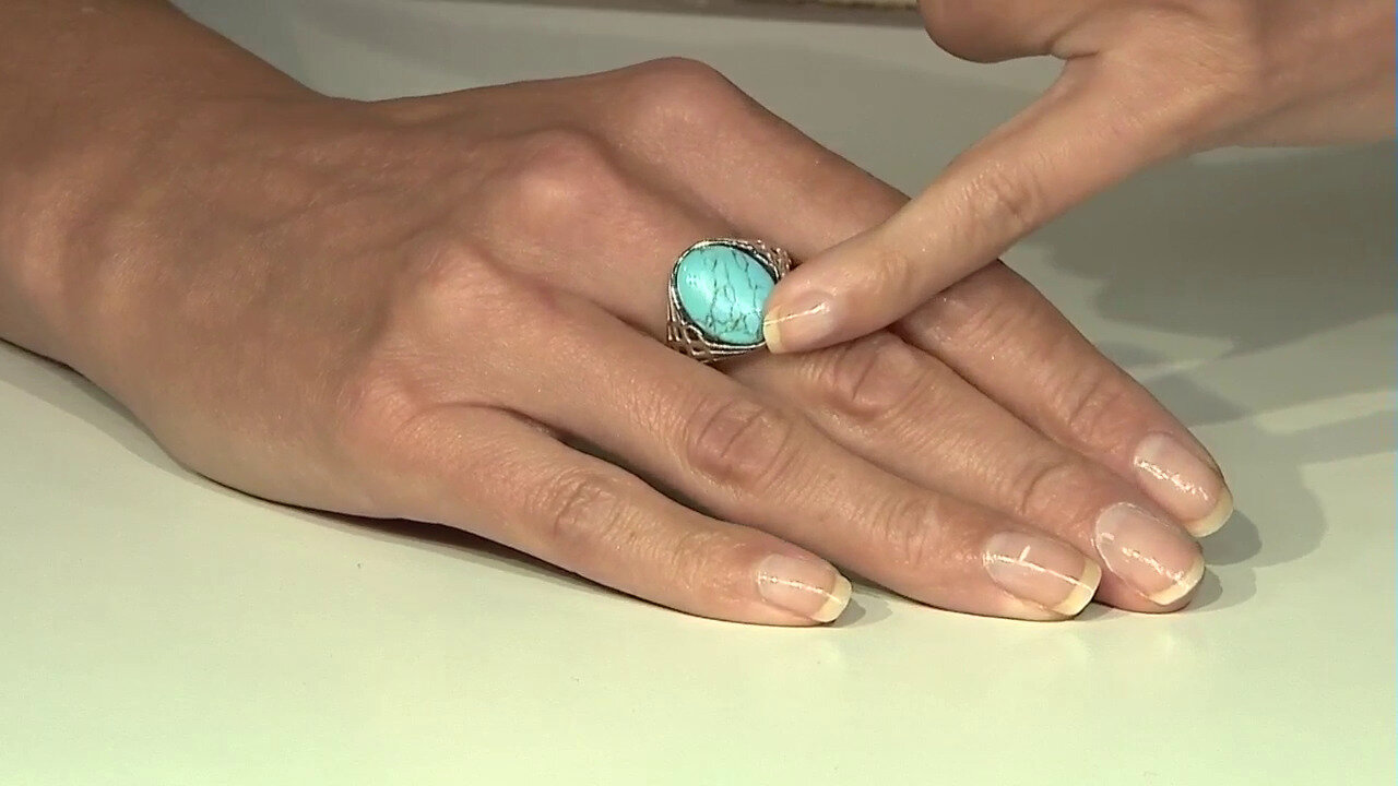 Video Bague en argent et Turquoise (dagen)