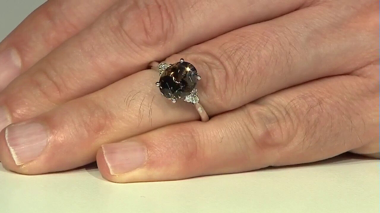 Video 14K Unheated Tanzanite Gold Ring (CIRARI)