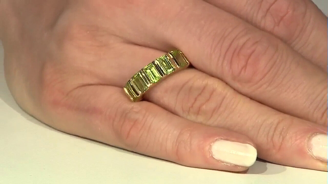 Video Anillo en plata con Peridoto