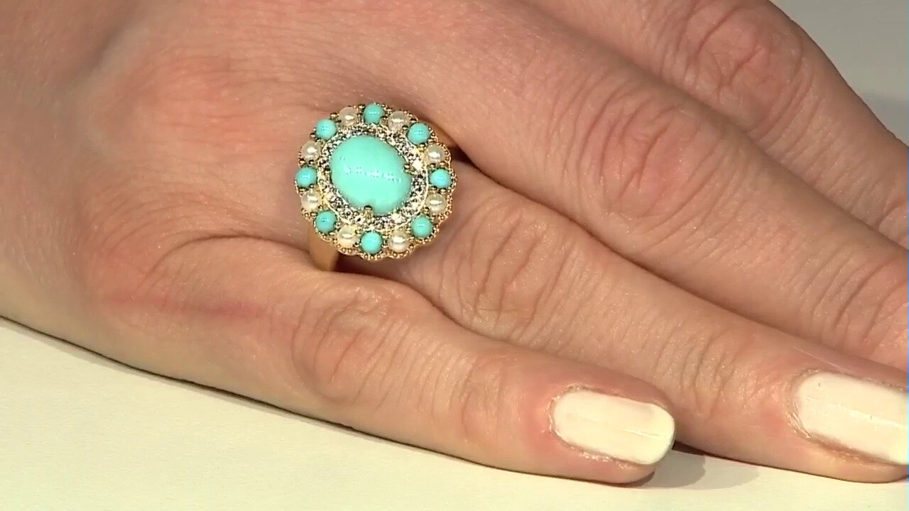 Video Turquoise Silver Ring