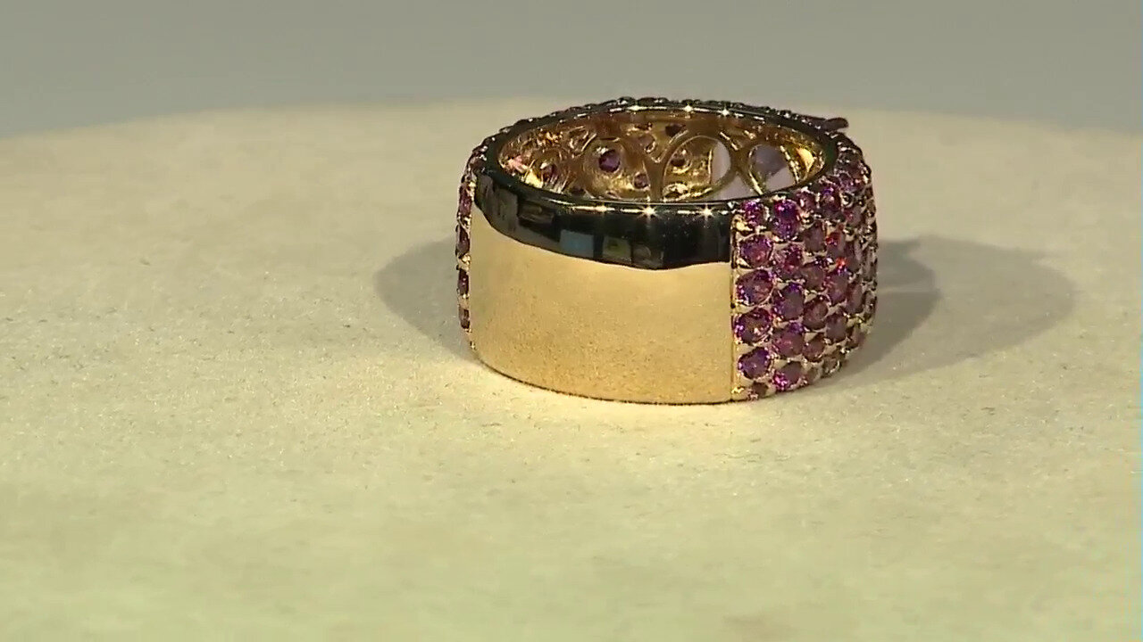 Video Amethyst Silver Ring