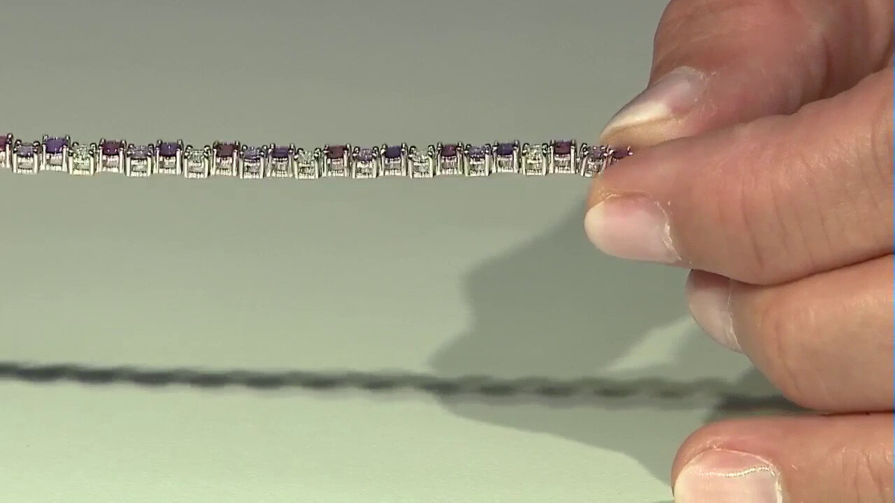 Video Brazalete en plata con Topacio blanco