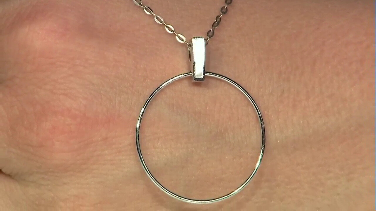 Video Mother of Pearl Silver Pendant