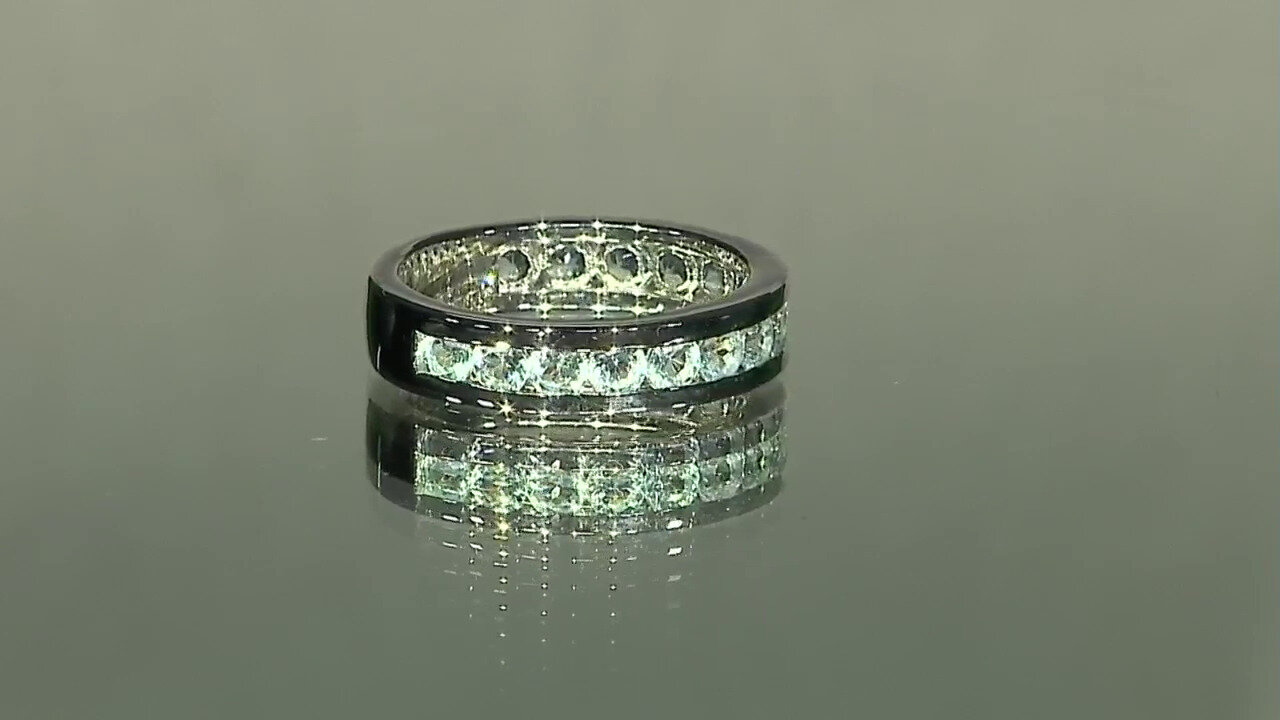 Video Anillo en plata con Topacio azul cielo