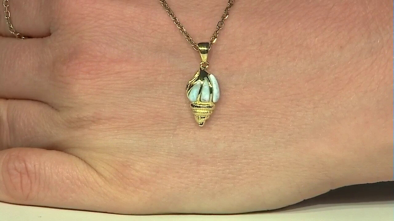 Video Larimar Silver Pendant