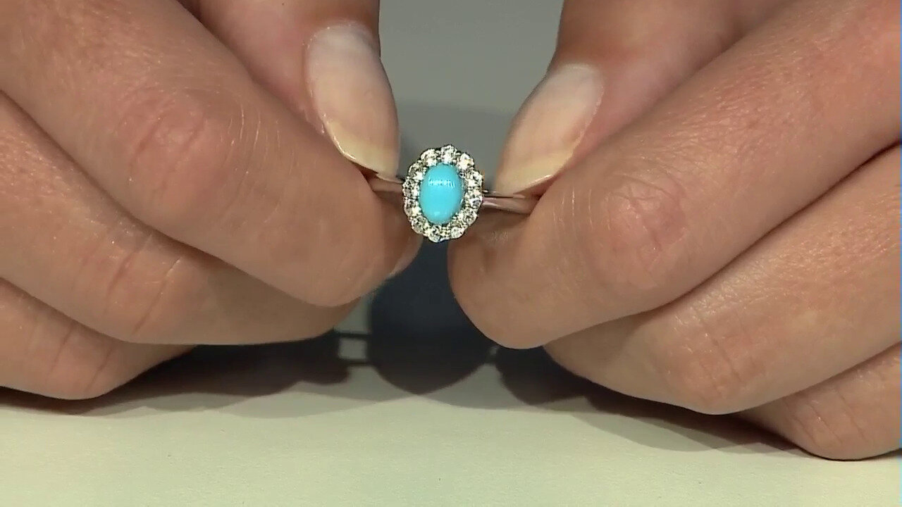 Video Sleeping Beauty Turquoise Silver Ring