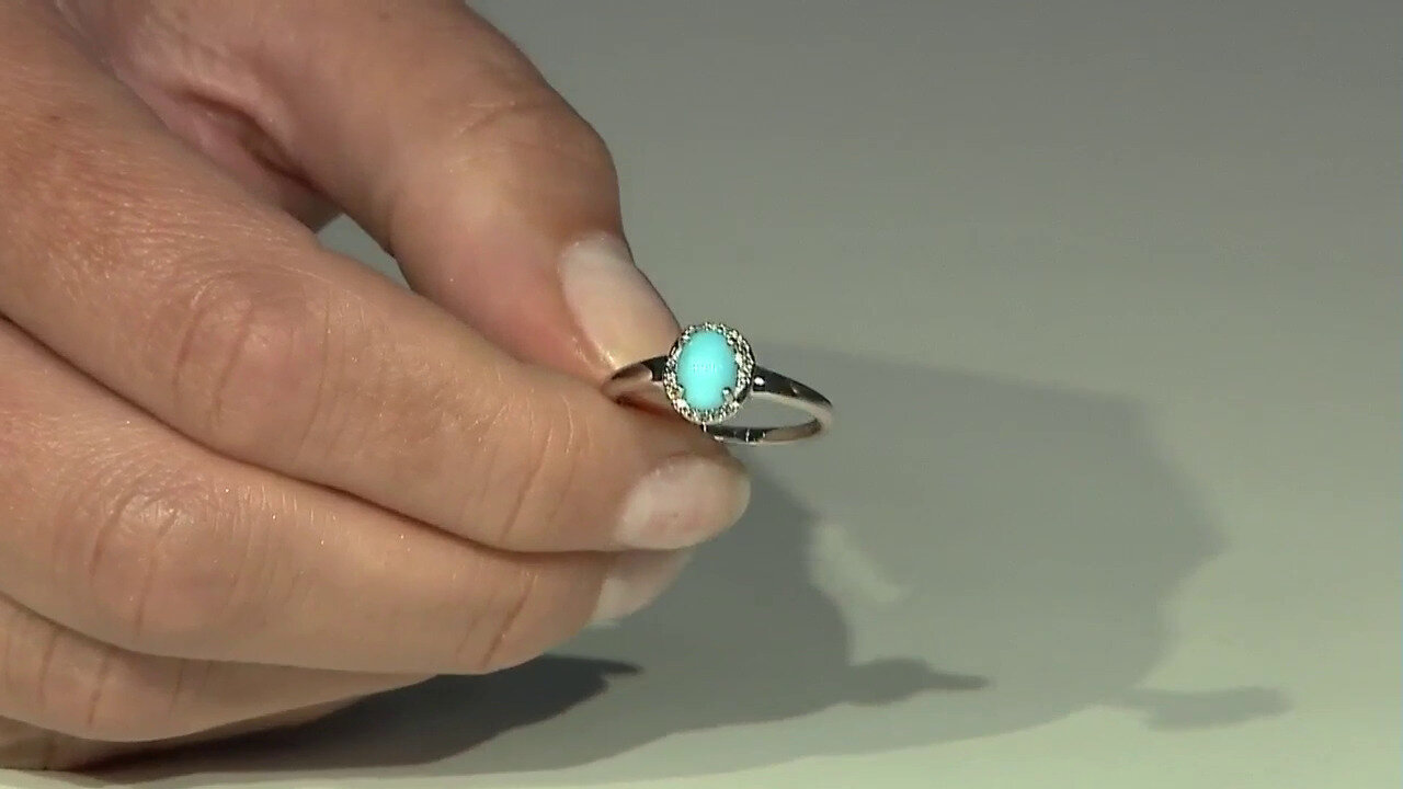 Video Sleeping Beauty Turquoise Silver Ring