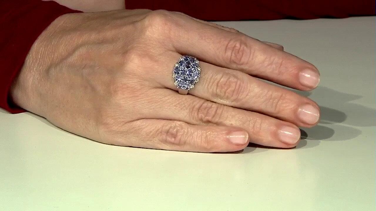 Video Bague en argent et Tanzanite