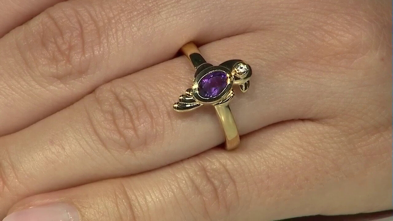 Video Bague en argent et Améthyste