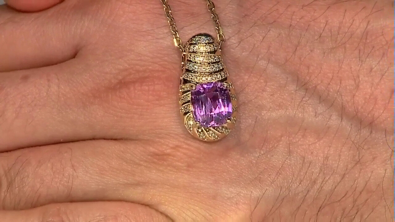 Video Pendentif en or et Kunzite de Patroke (de Melo)