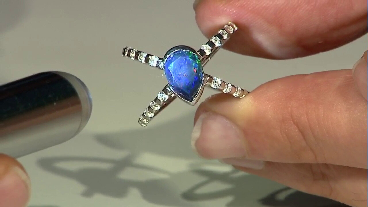 Video Mezezo Opal Silver Ring (de Melo)