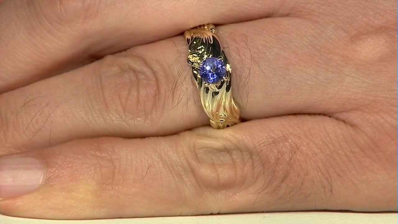 Video Bague en or et Tanzanite (de Melo)