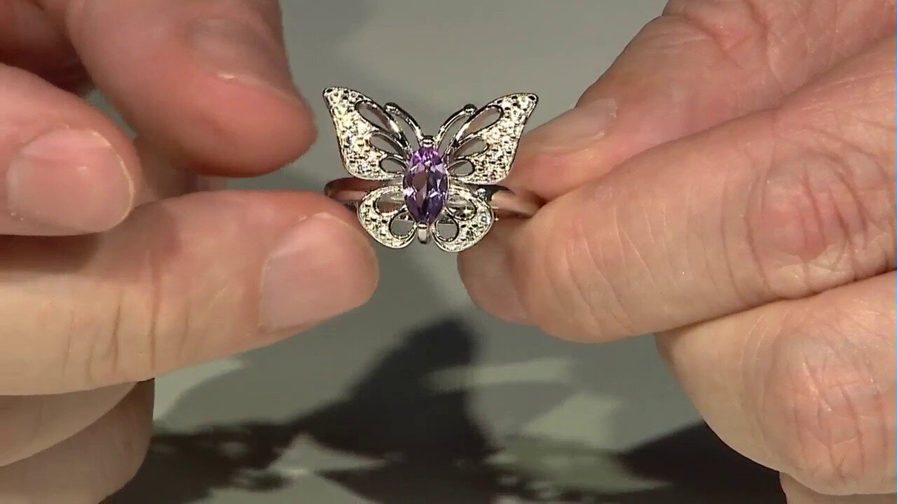 Video Bague en argent et Améthyste